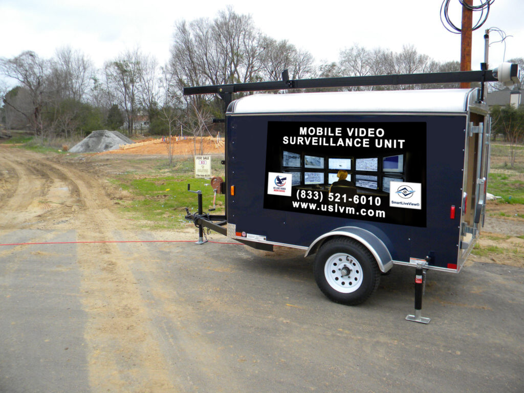 mobile surveillance trailer